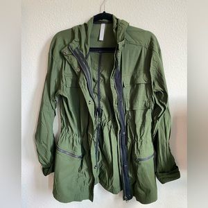 Women’s olive green Athleta jacket. Size small.